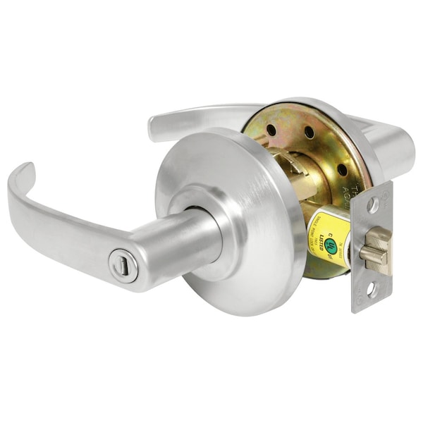 Best Grade 2 Privacy Cylindrical Lock, 14 Lever, Non-Keyed, Satin Chrome Finish, Non-handed 7KC20L14DSTK626 - main